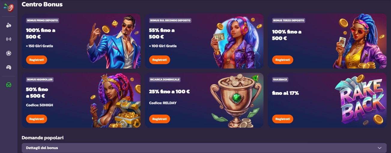 Offerte bonus Coolzino – fino a 500€